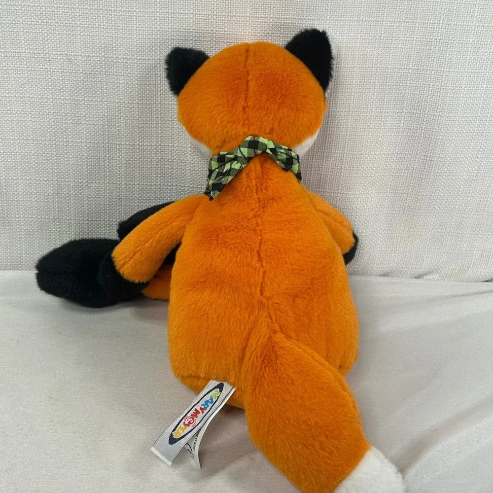 Mary Meyer Putty Fox Plush Stuffed Animal Orange Black White Bandana 13 inch